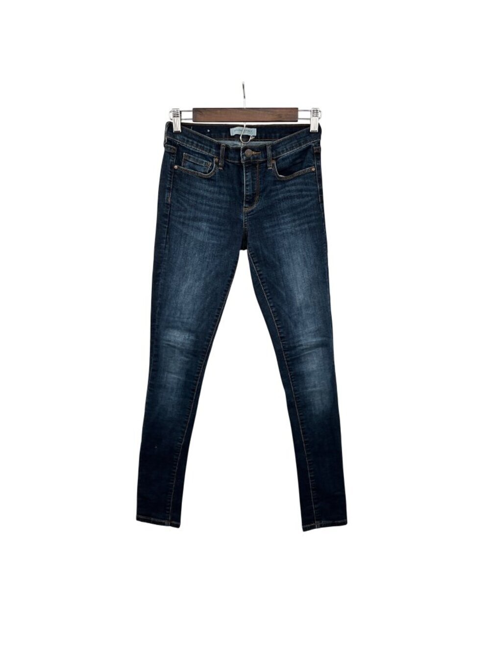 Banana Republic Womens Skinny Jeans Low Rise Blue Size 25 Waist